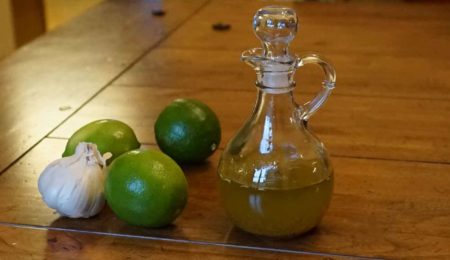 vegan lime garlic salad dressing