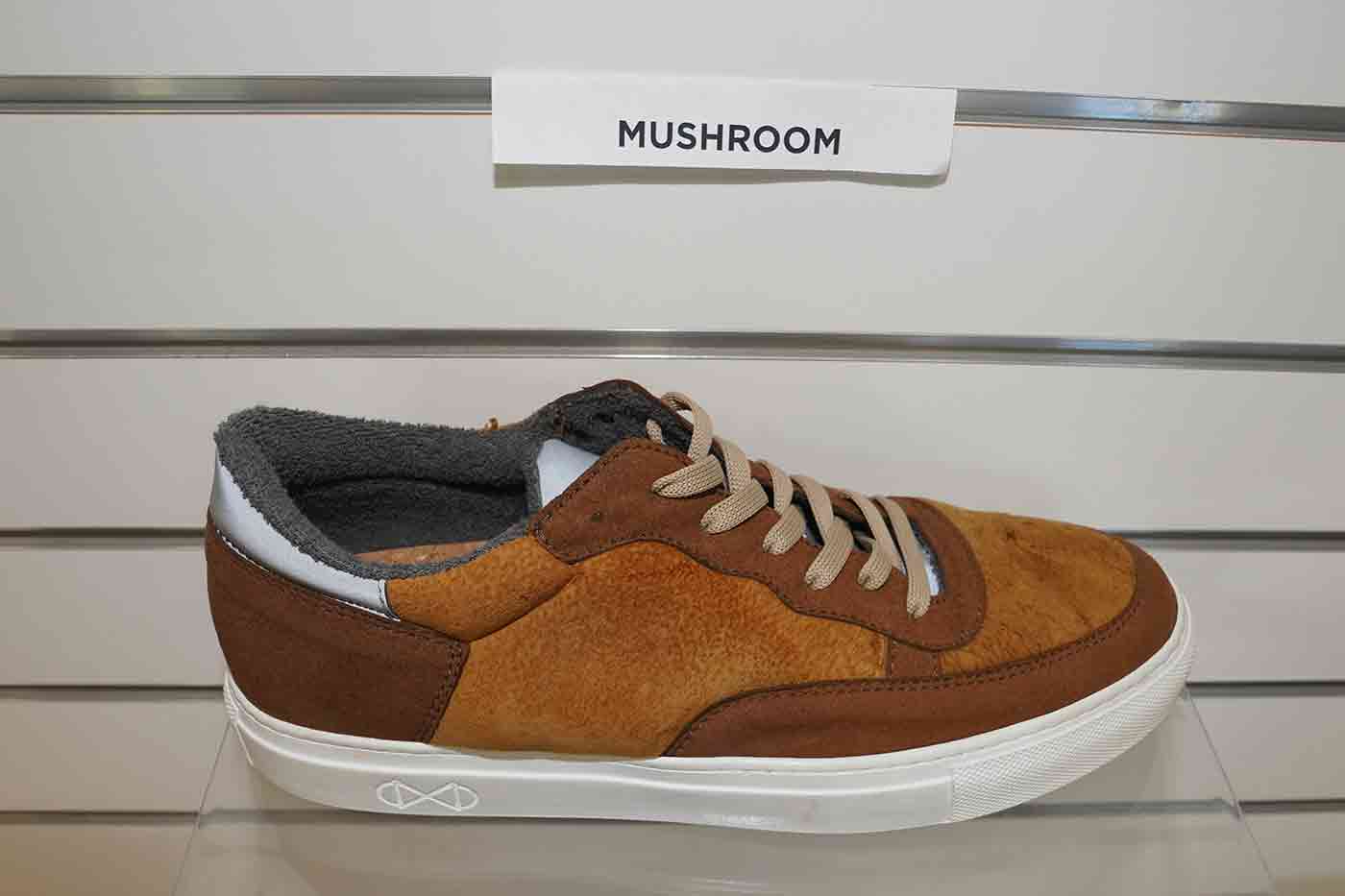 shoes made from mushrooms at FIDM